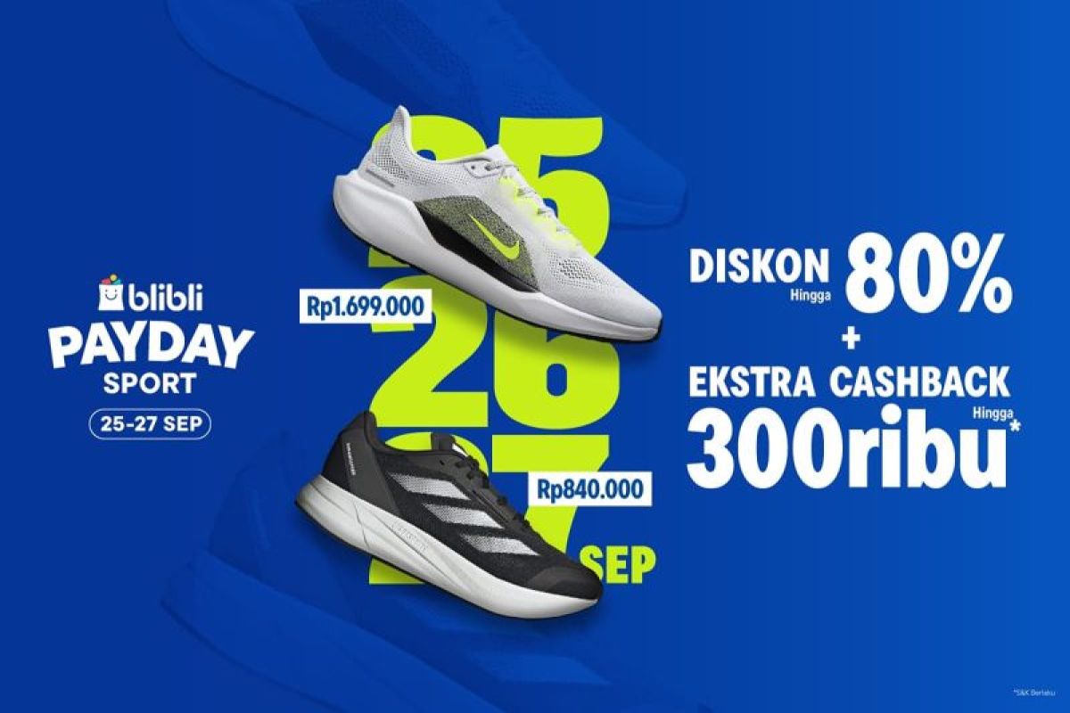 Dukung gaya hidup sehat, Pay Day Sport tawarkan promo produk olahraga