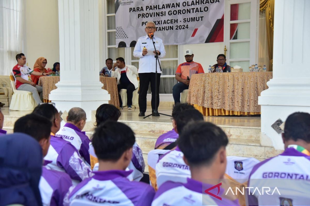 Gubernur apresiasi prestasi kontingen PON Gorontalo