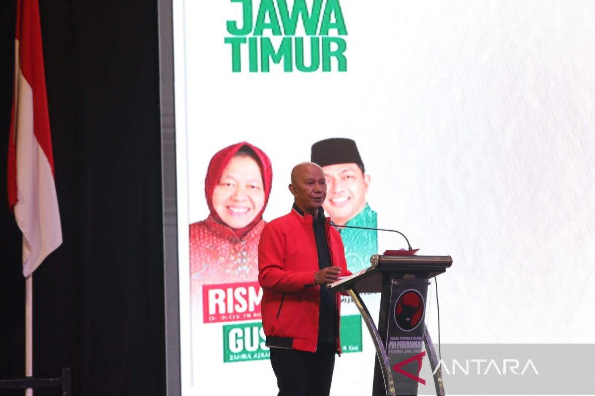 Ketua PDIP Jatim siap sanksi DPC yang tak penuhi target suara Risma-Gus Hans