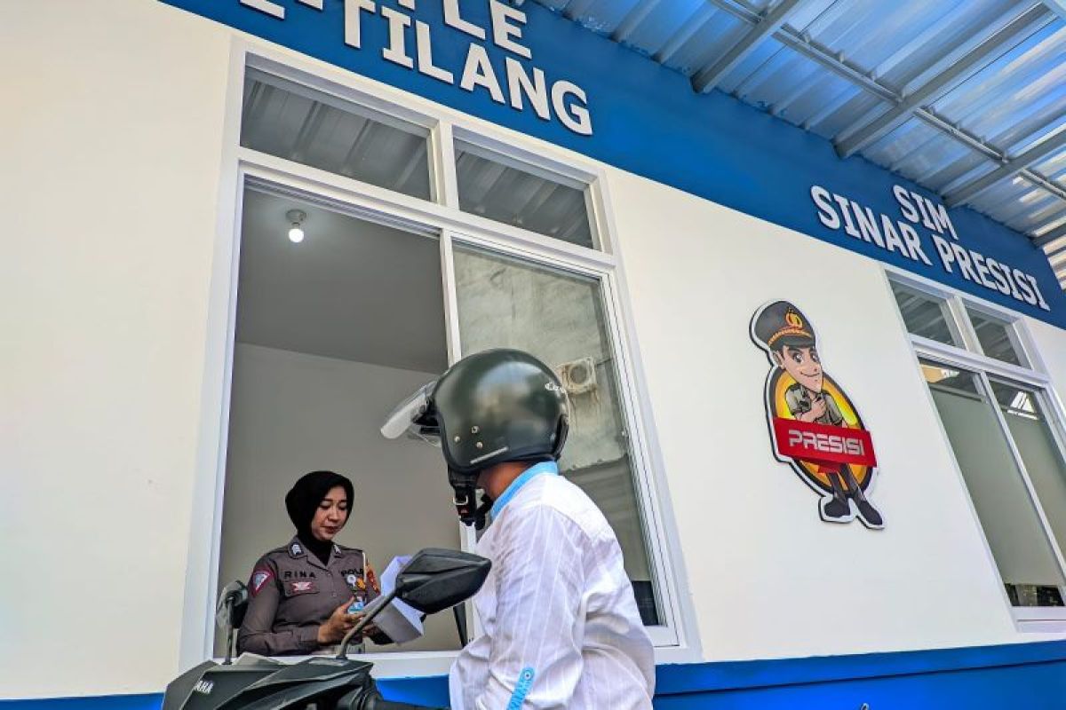 Satlantas Polresta Bandarlampung luncurkan layanan SIM drive thru