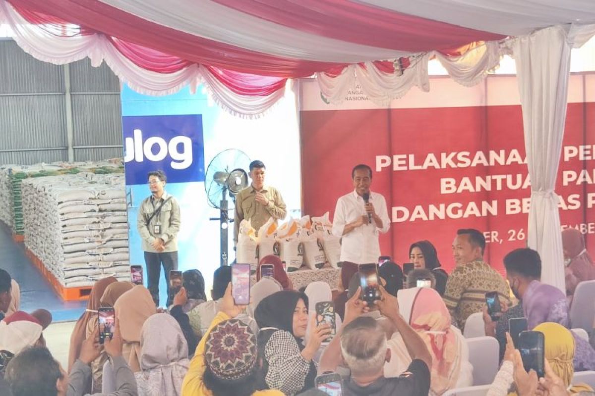 Jokowi pesan ke masyarakat untuk minta Prabowo lanjutkan program BPNT