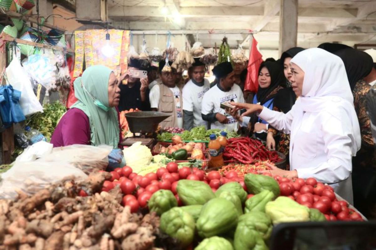 Khofifah dukung Pasar Tradisional Srimangunan Sampang dipertahankan