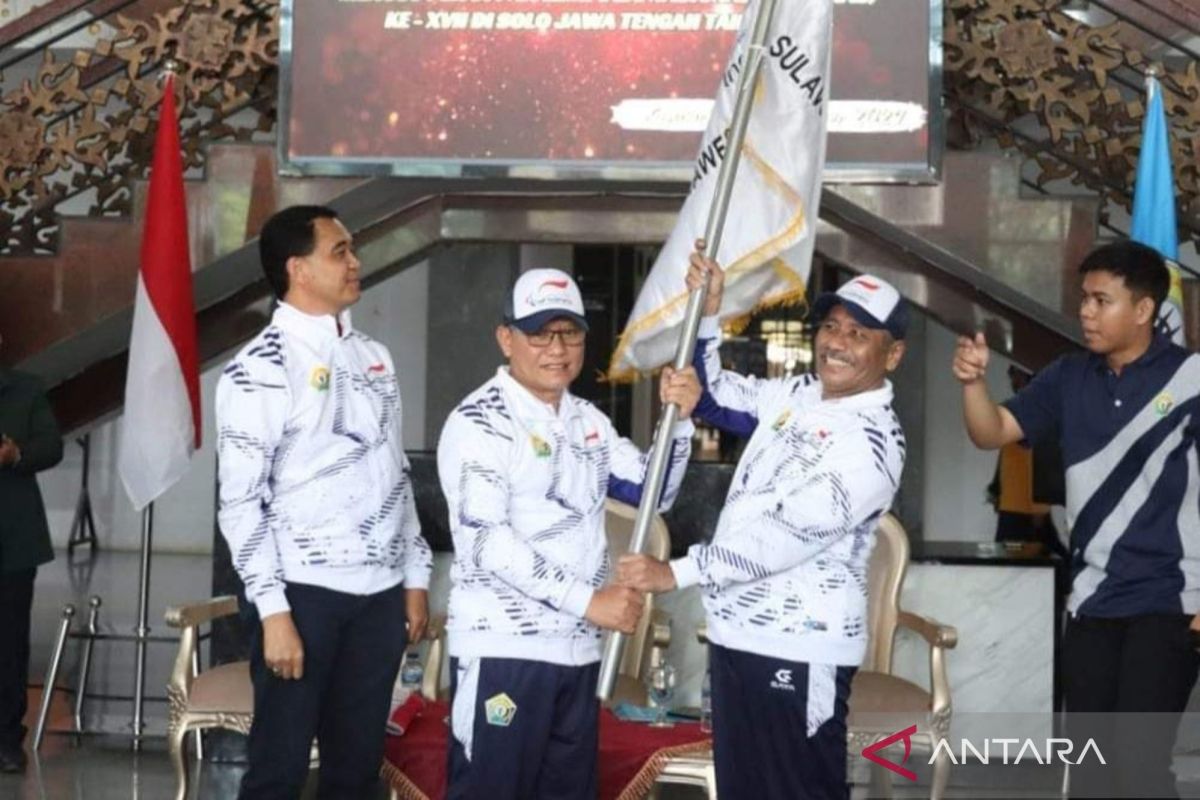 Pemprov Sultra lepas kontingen Peparnas XVII ke Solo Jateng