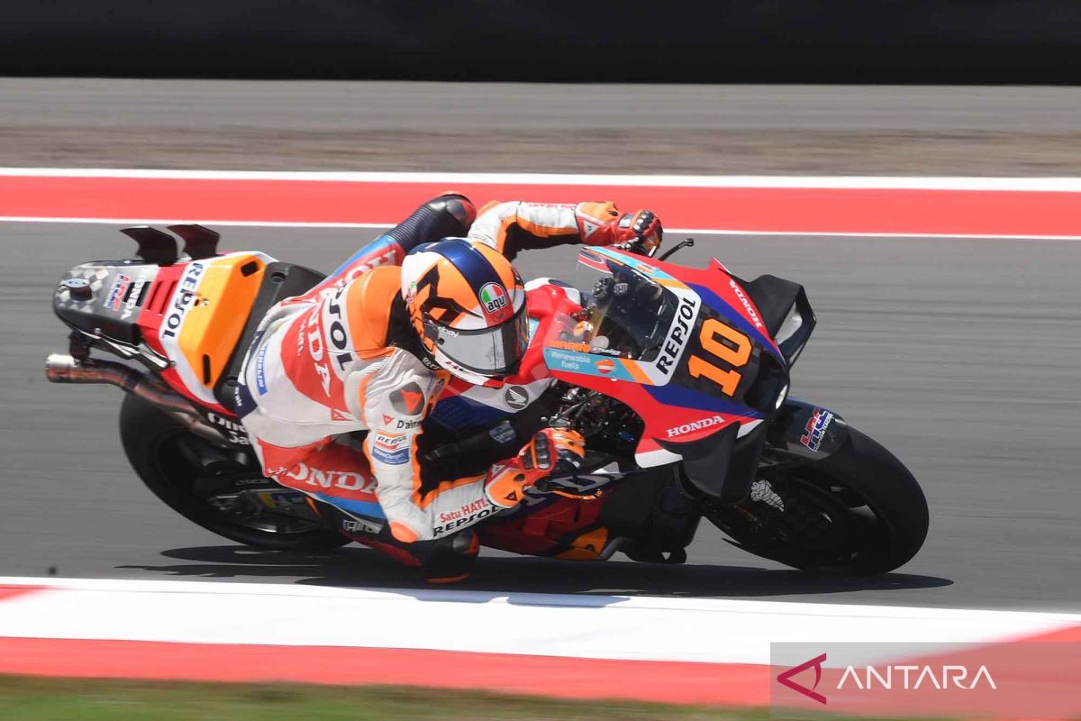 Luca Marini dirawat di rumah sakit setelah kecelakaan saat uji coba