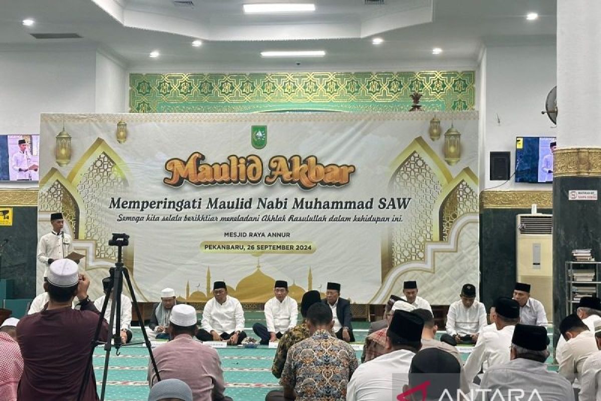 PLN sukses dukung peringatan Maulid Nabi Muhammad SAW di Masjid Annur Pekanbaru