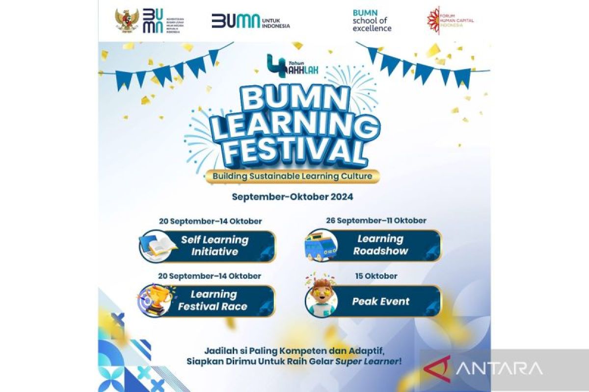 Kementerian BUMN gelar Learning Festival 2024 pacu budaya belajar Insan BUMN