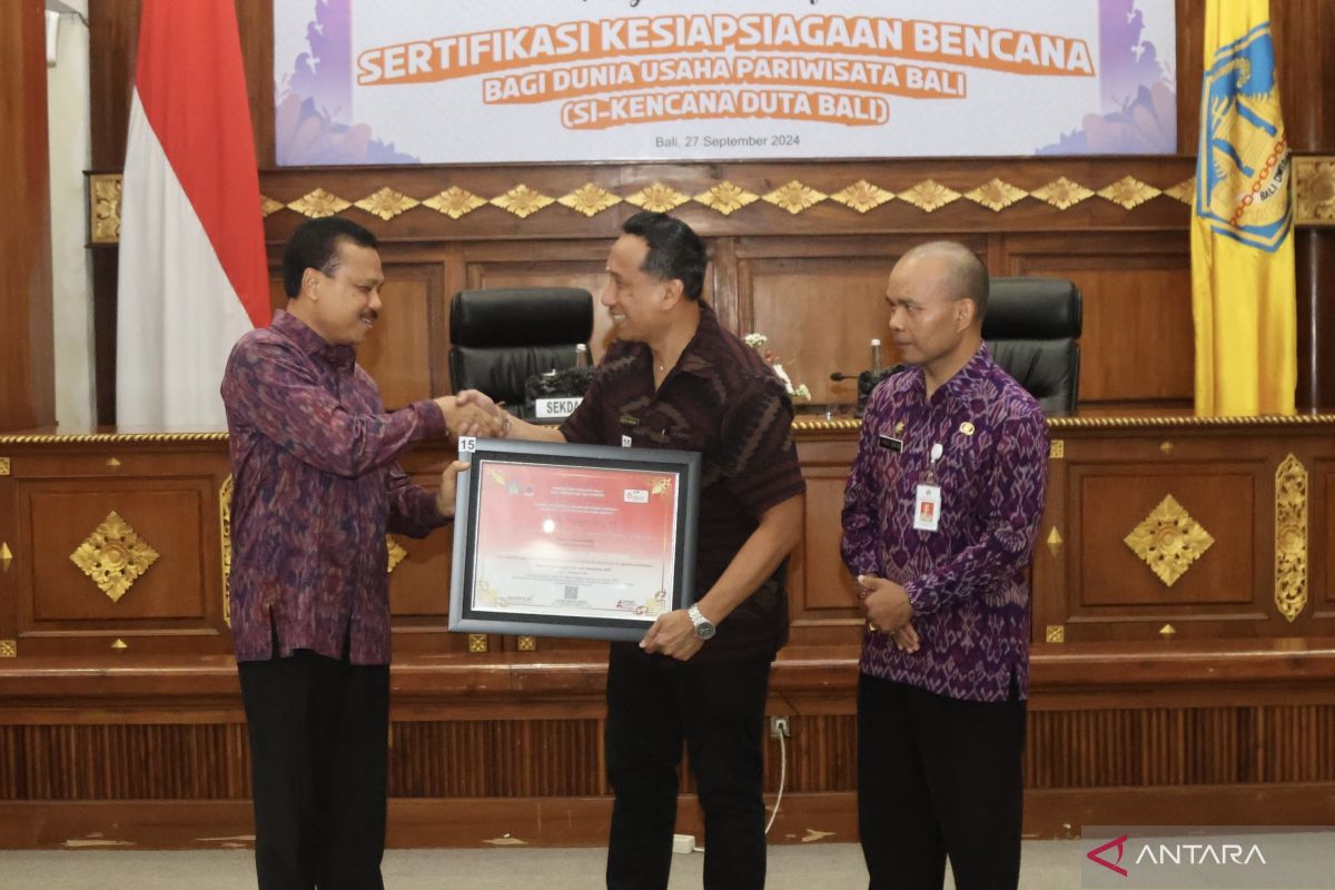 Seven Bali hotels earn disaster preparedness certification