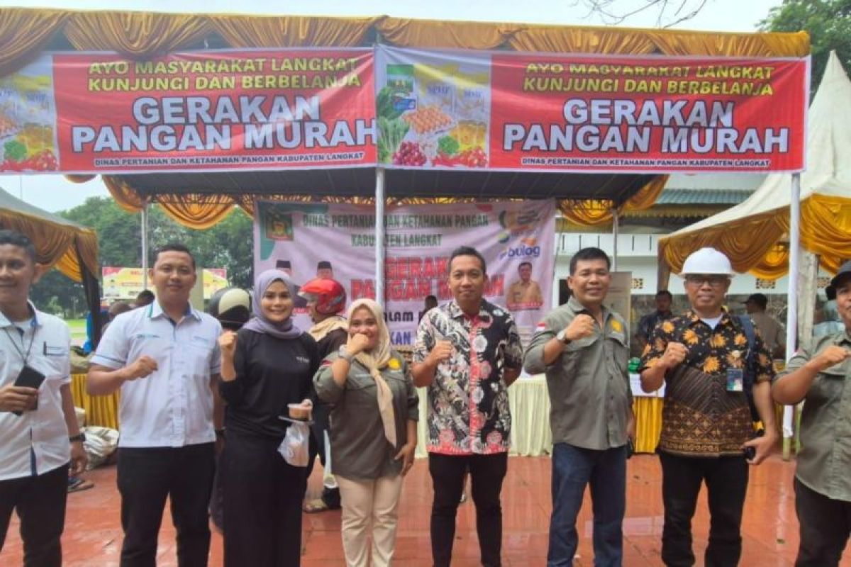 Pemkab Langkat gelar gerakan pasar murah, ini tujuannya