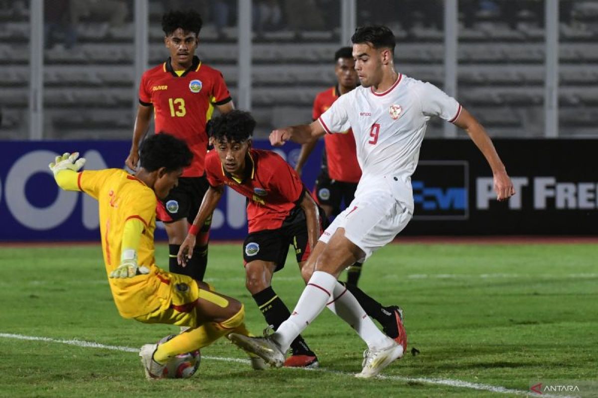 pg king slot Indonesia kandaskan Timor Leste dengan skor 3-1 pada laga kedua