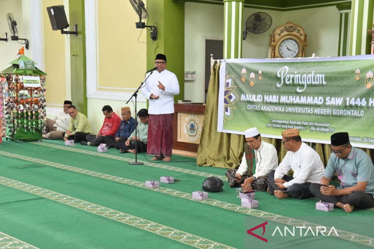 Civitas akademika UNG rayakan peringatan Maulid Nabi Muhammad SAW