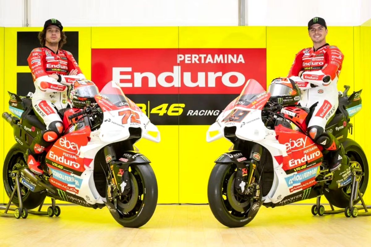 Tampil di Mandalika, Pertamina Enduro VR46 pakai corak merah putih