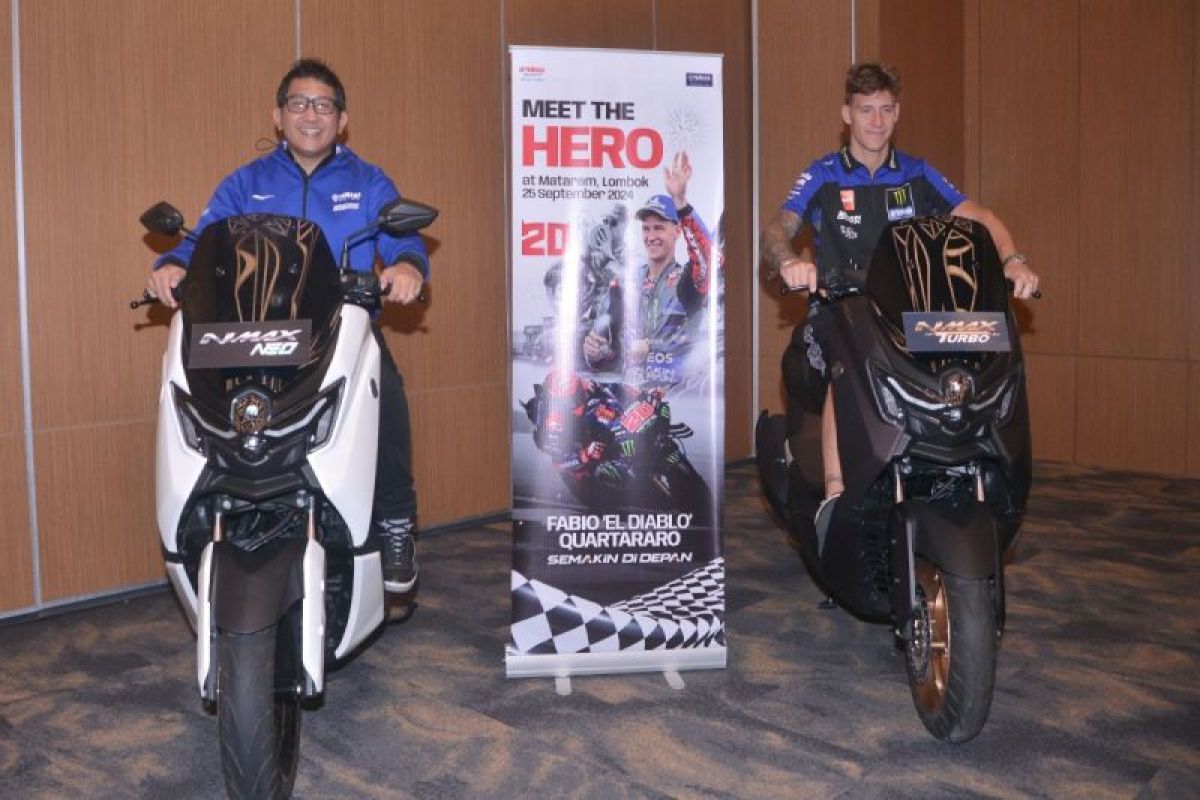 Meet & Greet Fabio Quartararo di Lombok, Jumpa Fans dan Keliling Kota Naik Yamaha XMAX