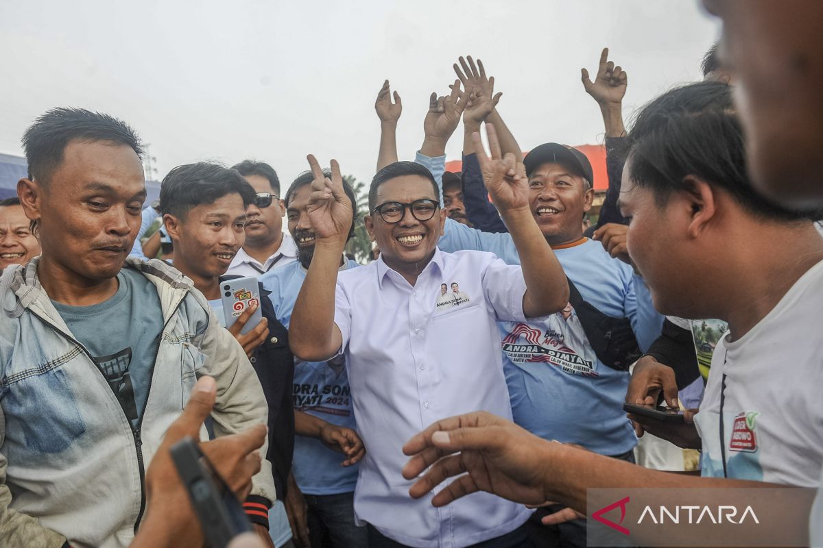 Kampanye cagub Banten Andra - Dimyati di Lebak