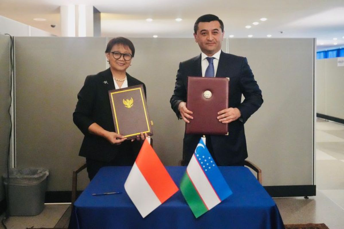 Menlu RI-Uzbekistan bahas penguatan kerja sama bilateral