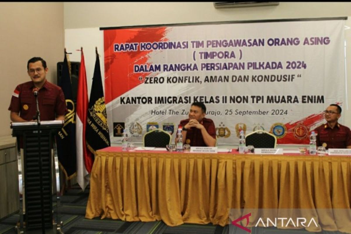 Kemenkumham Sumsel dan Timpora OKU Raya bersinergi pengawasan orang asing