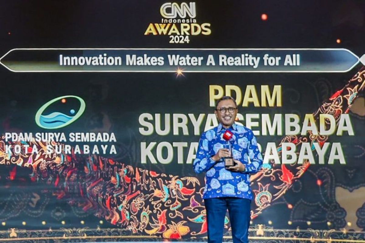 PDAM Surabaya raih penghargaan CNN Indonesia Awards 2024 kategori inovasi