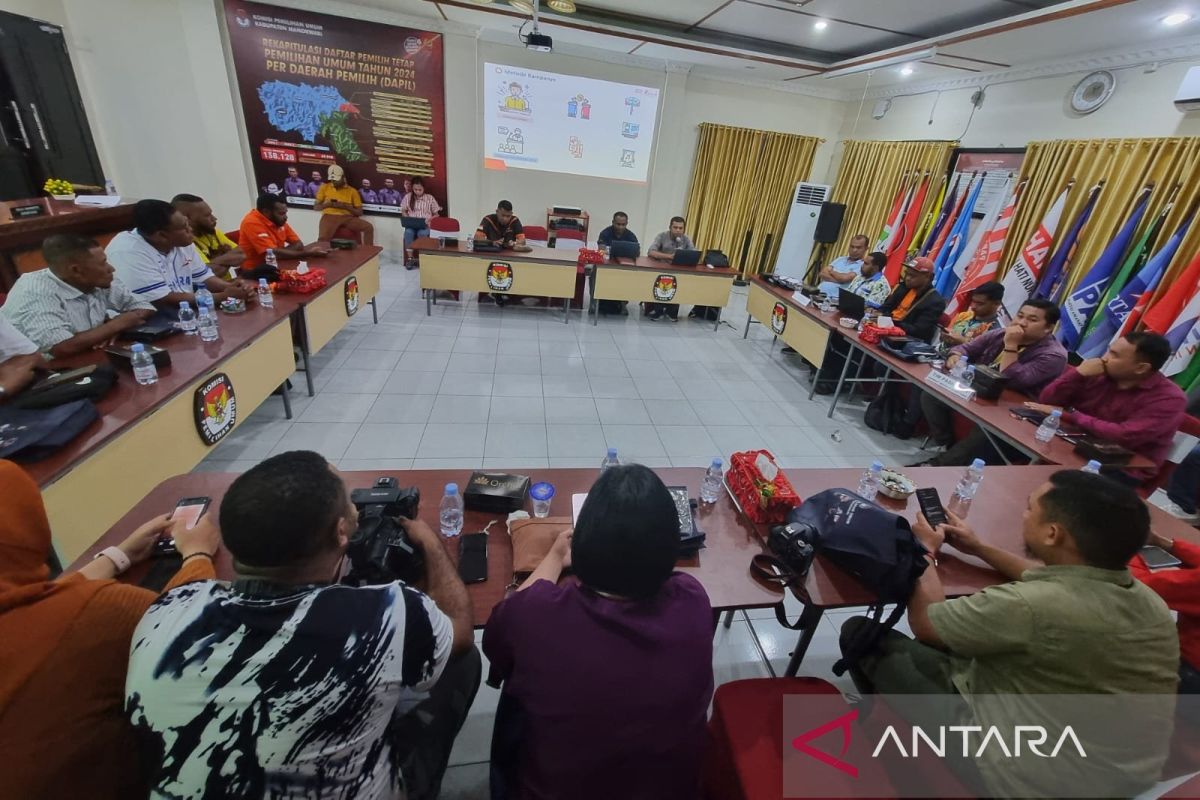 KPU Manokwari tetapkan batas dana kampanye paslon Pilkada 2024