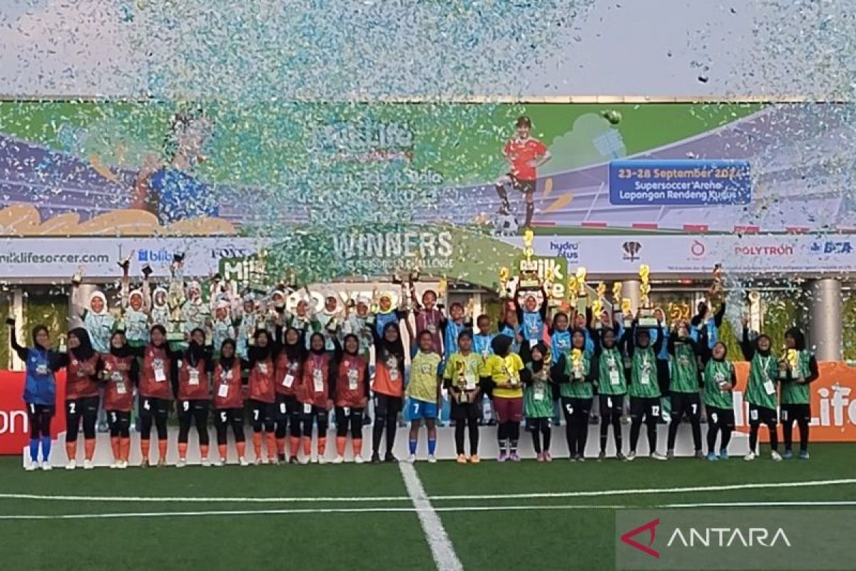 SDUT Jepara cetak hatrik juara sepak bola U-12 putri 2024