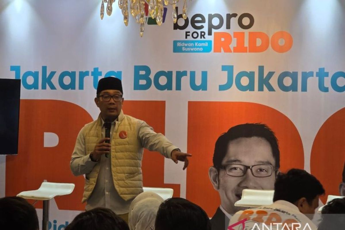 Relawan Prabowo dukung paslon Ridwan Kamil-Suswono di Pilkada DKI