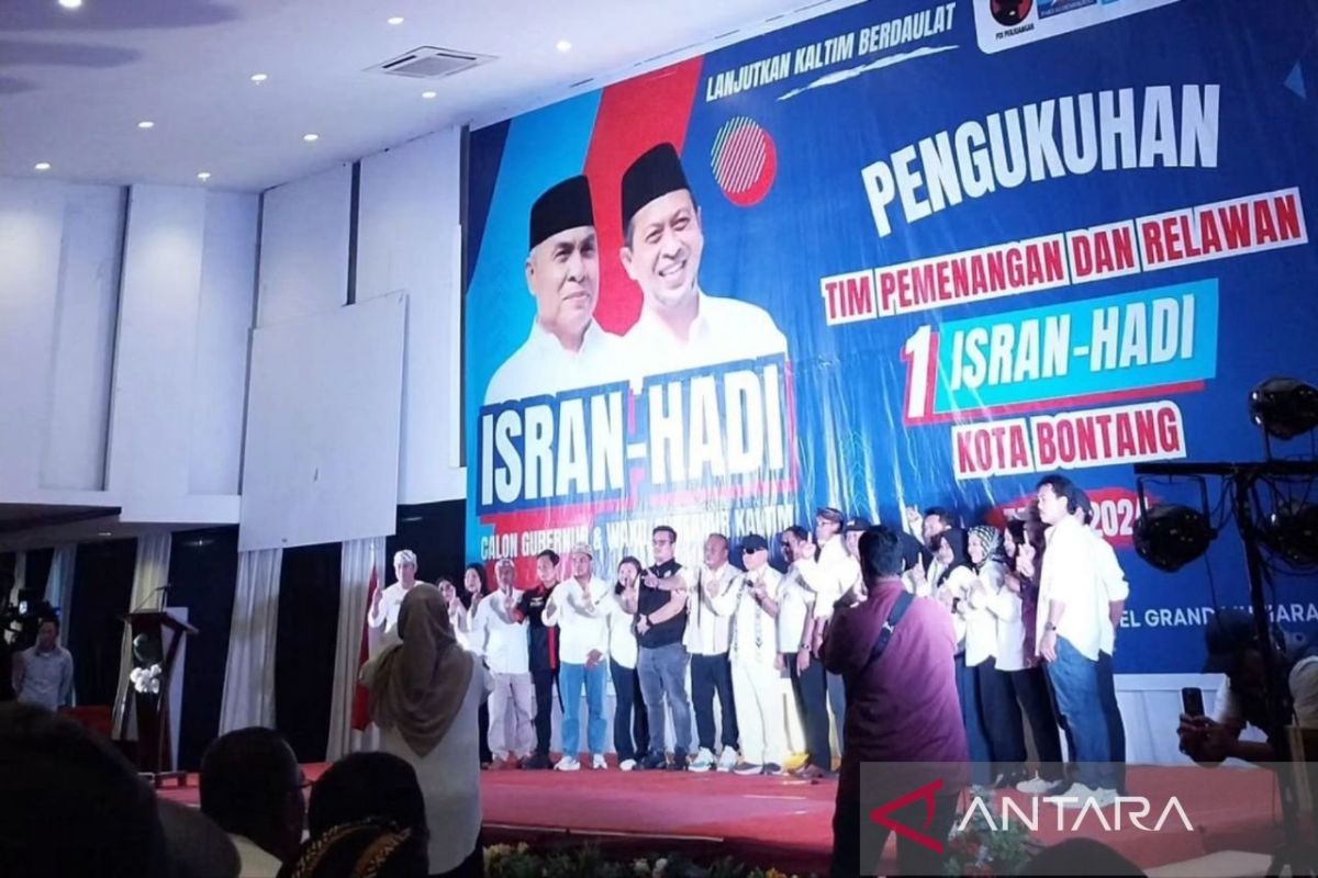 Isran-Hadi perkuat barisan pemenangan di Bontang-Kutim