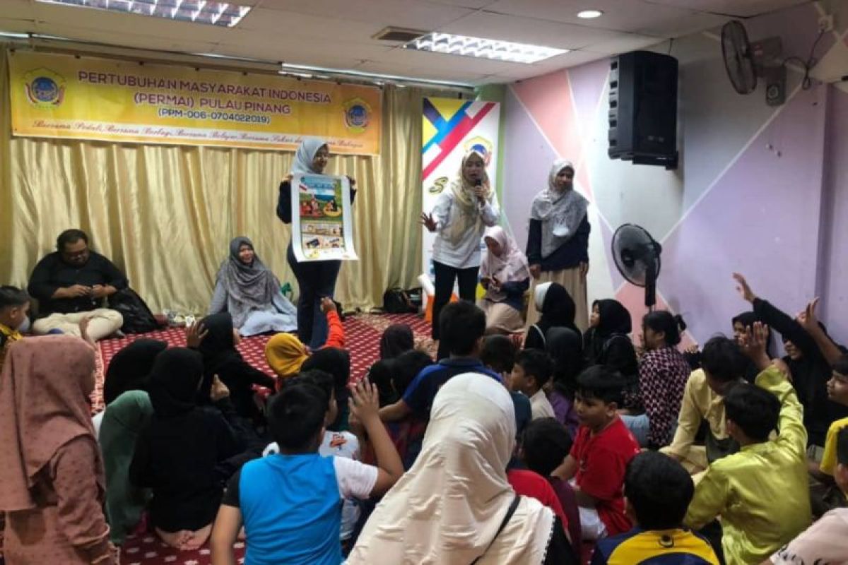 Anak sanggar bimbingan di Penang Malaysia peroleh literasi wawasan kebangsaan