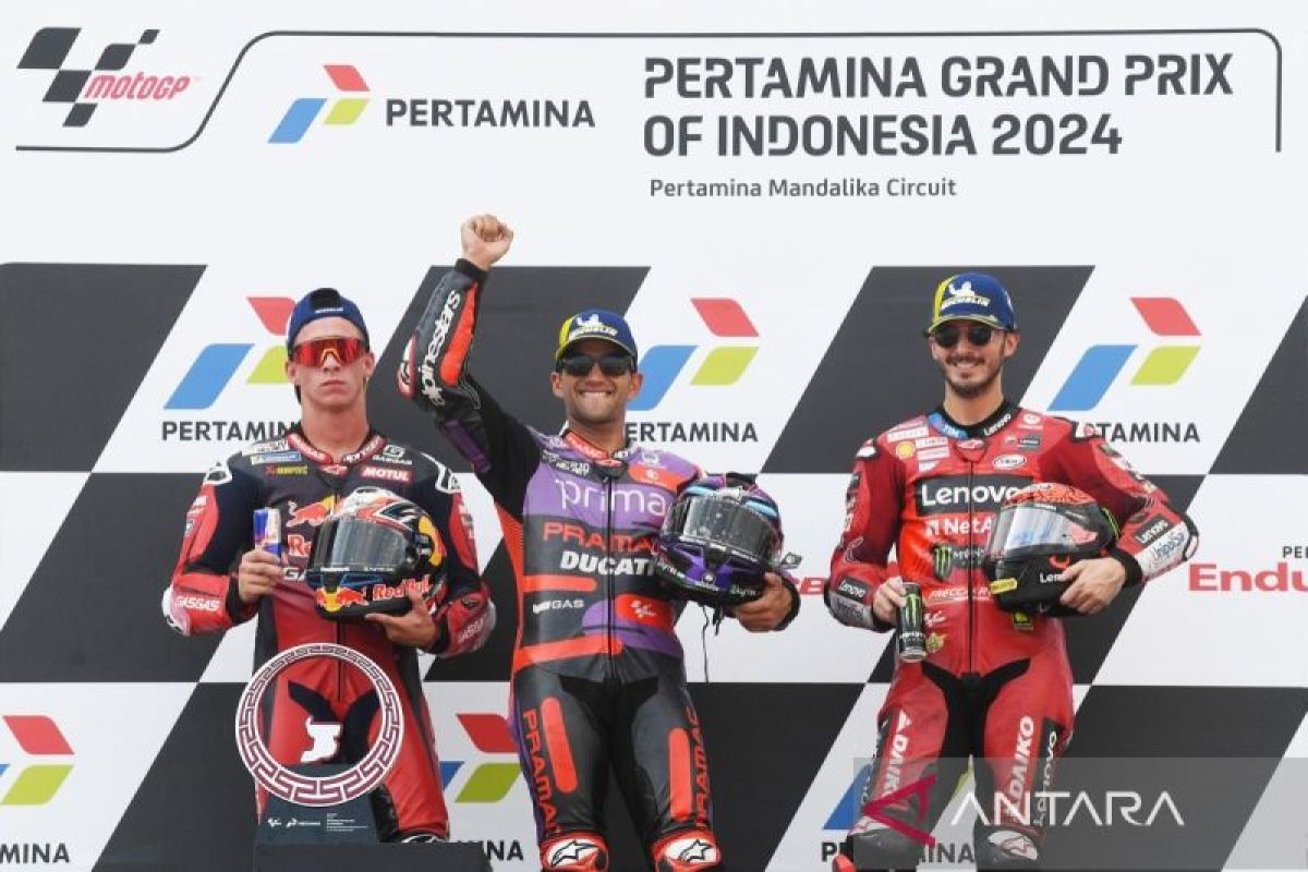 Klasemen MotoGP 2024: Jorge Martin kokoh di puncak setelah menang di Mandalika