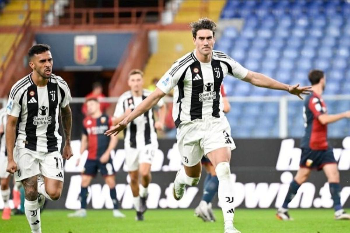 Juventus kalahkan Genoa 3-0 dan puncaki klasemen sementara