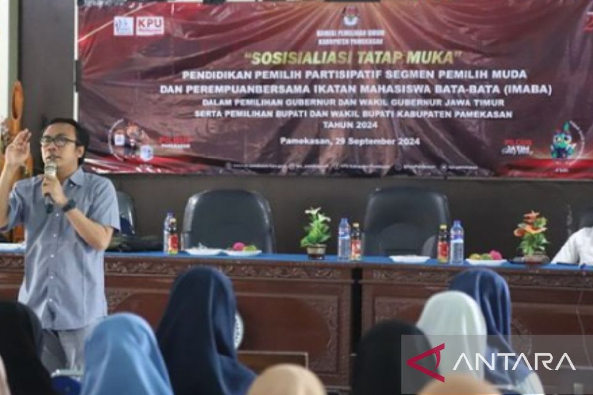 KPU Pamekasan Jatim sosialisasikan pilkada pada pemilih pemula