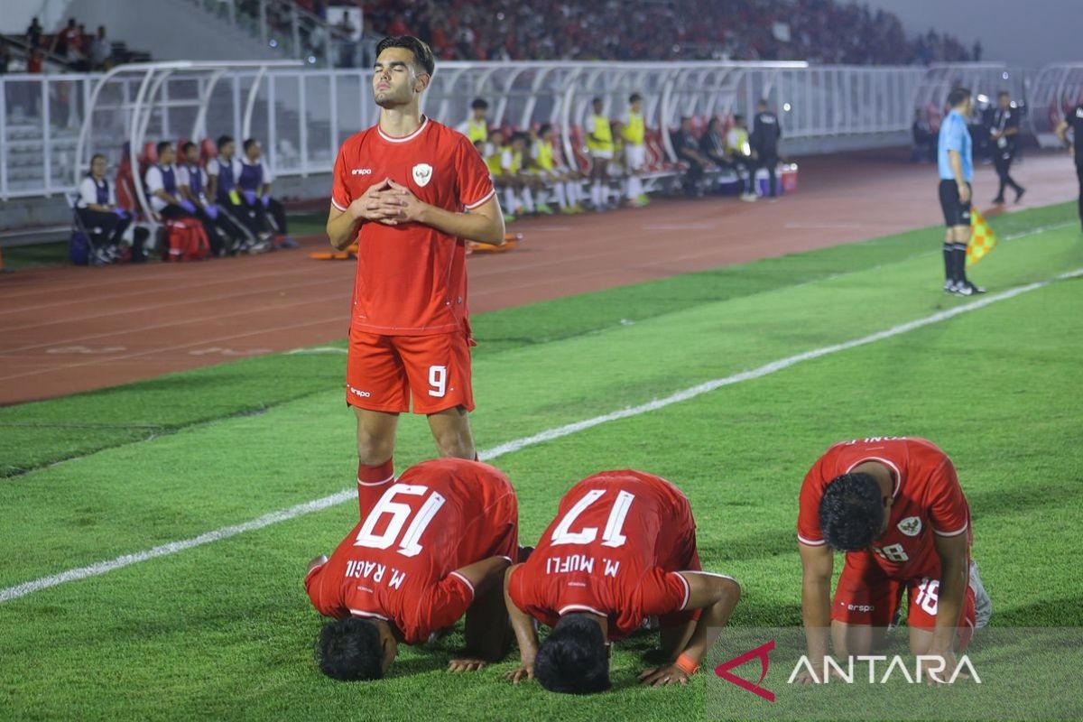 Klasemen Grup F kualifikasi Piala Asia U-20: Indonesia juara grup