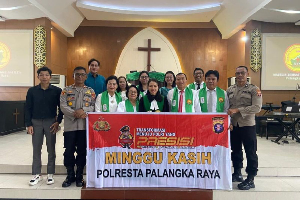 Jemaat gereja di Palangka Raya diajak dukung pilkada damai