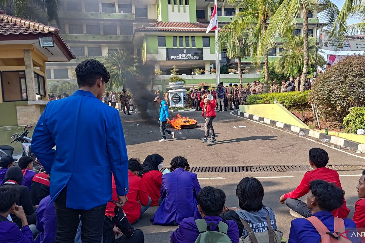 Mahasiswa tuntut Bupati Tangerang tuntaskan persoalan agraria