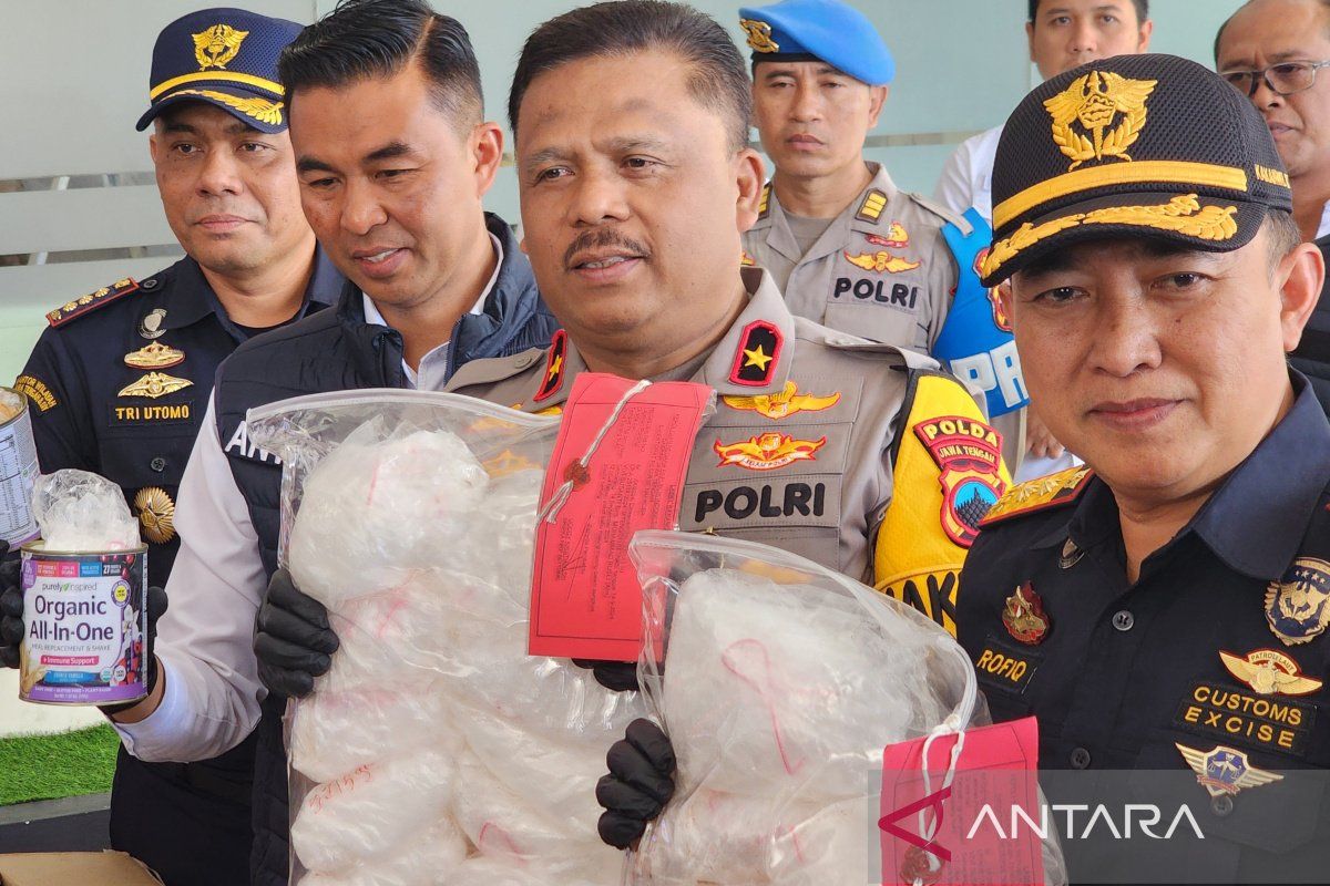 Polda Jateng gagalkan pengiriman 12 kg sabu asal Malaysia