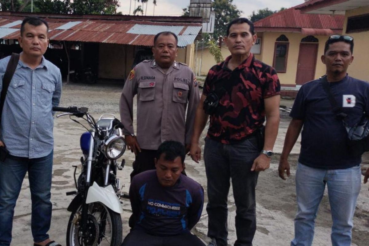 Polres Simalungun ungkap pencurian motor lewat media sosial