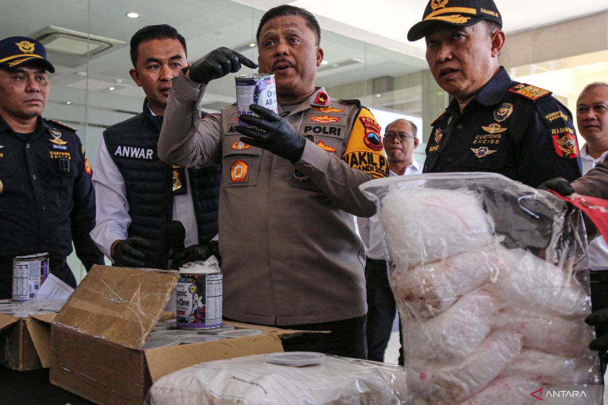 Polisi gagalkan pengiriman 12 kg sabu asal Malaysia