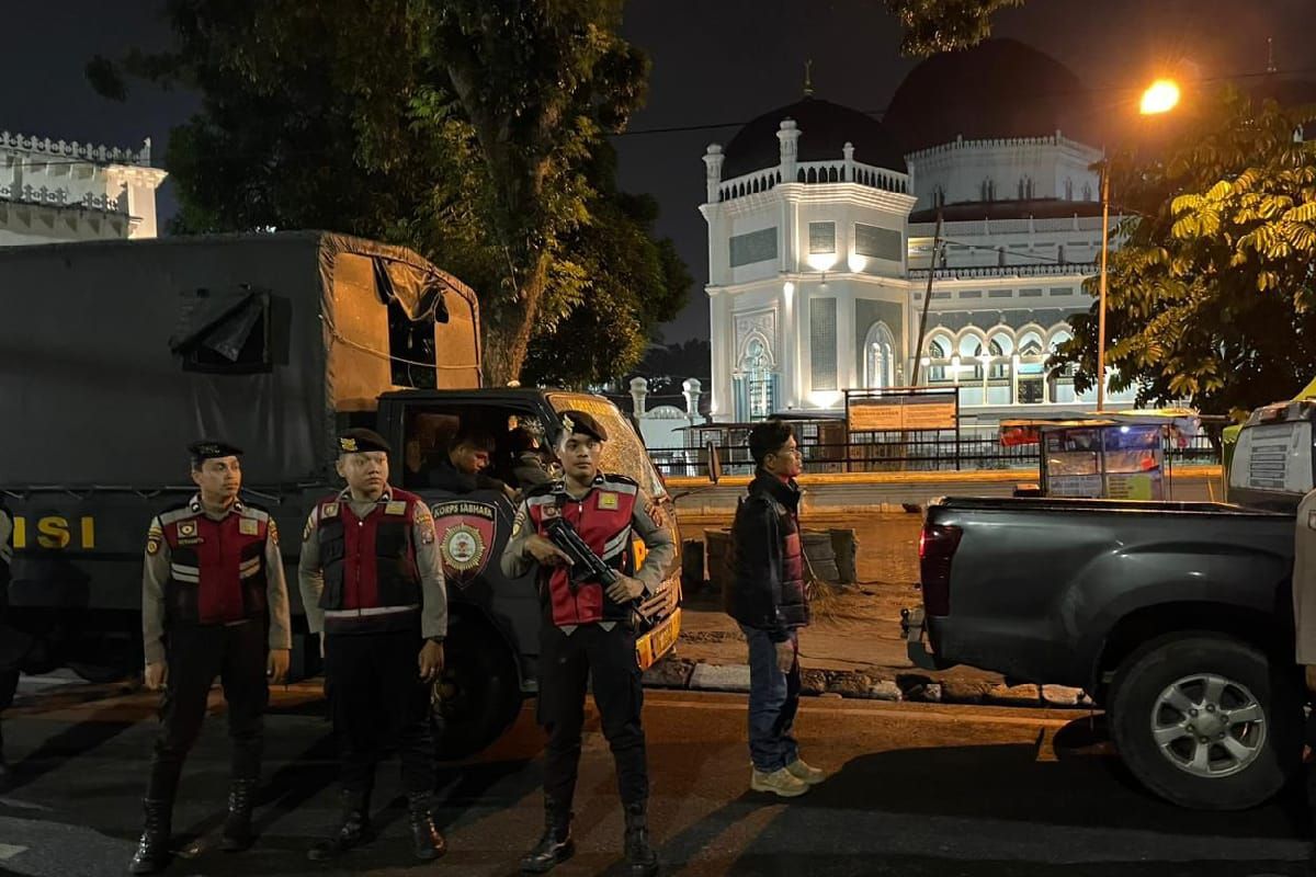 120 personel Polda Sumut berpatroli malam antisipasi geng motor