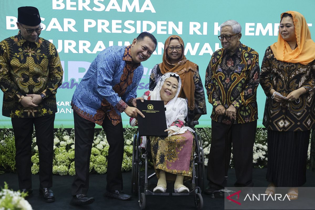 Silaturahmi MPR dengan keluarga Presiden Abdurrahman Wahid