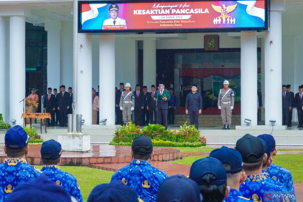 Aulia pimpin upacara peringatan Hari Kesaktian Pancasila di Medan