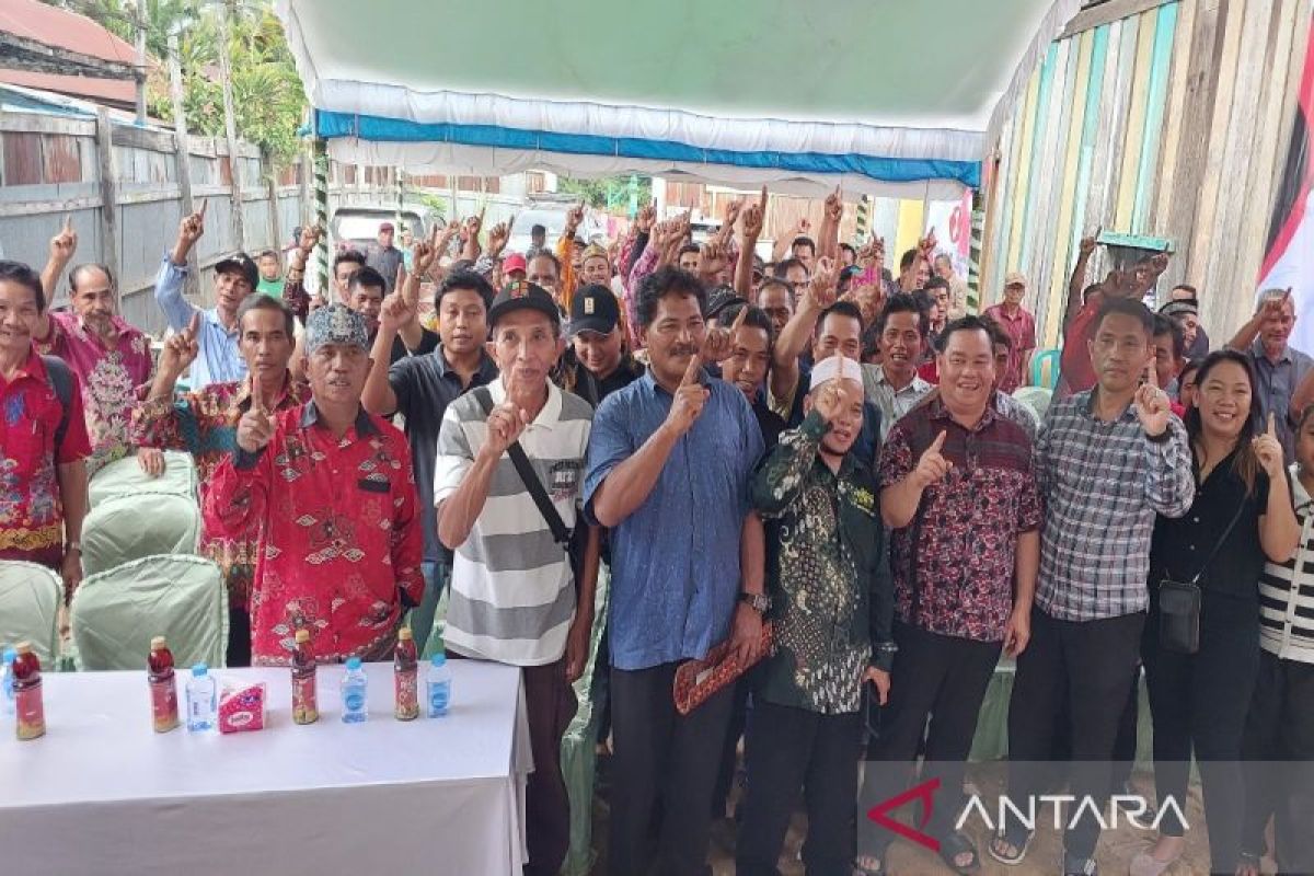 Relawan Telaga Antang dan Antang Kalang siap menangkan Halikinnor-Irawati