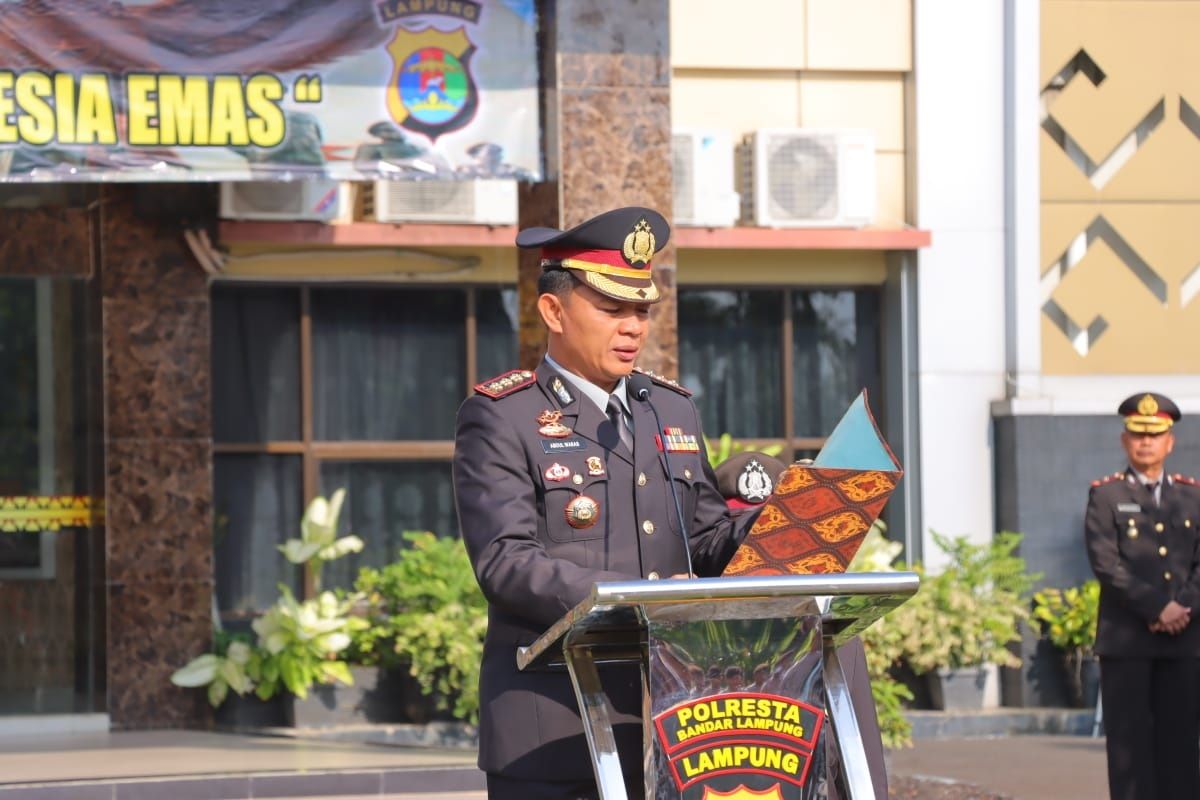 Kapolresta Bandarlampung ingatkan pentingnya nilai Pancasila dalam berbangsa