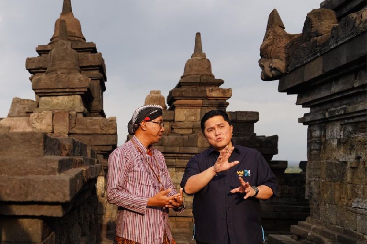 Erick Thohir pastikan Borobudur dikelola berbasis budaya dan edukasi