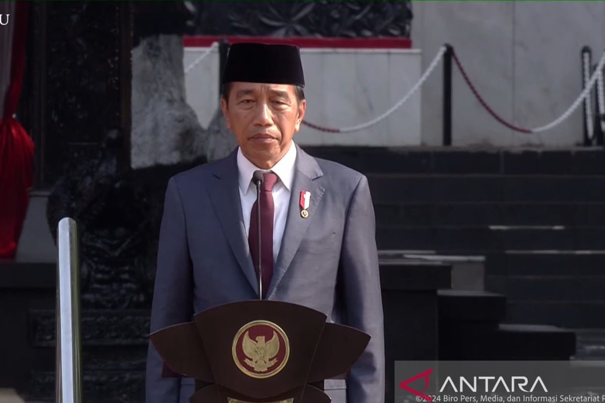 Jokowi pimpin upacara Hari Kesaktian Pancasila Tahun 2024