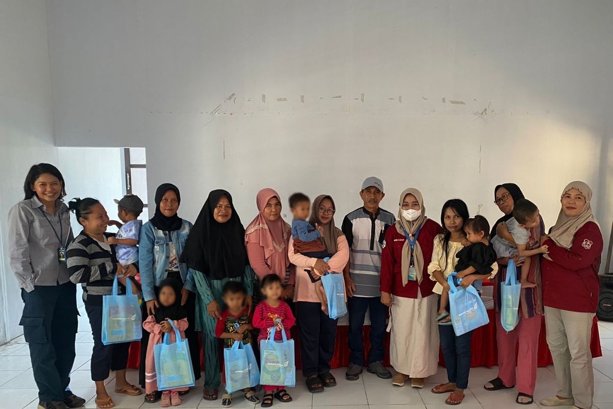 Tanggulangi stunting, DSLNG lakukan intervensi gizi melalui pemberian makanan tambahan