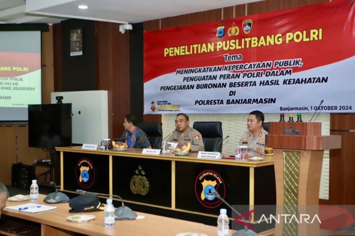 Kapasitas personel penindak kejahatan di Banjarmasin diperkuat