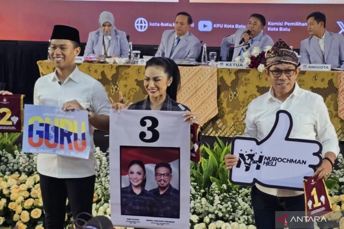 KPU Kota Batu sudah terima LADK ketiga pasangan calon pilkada