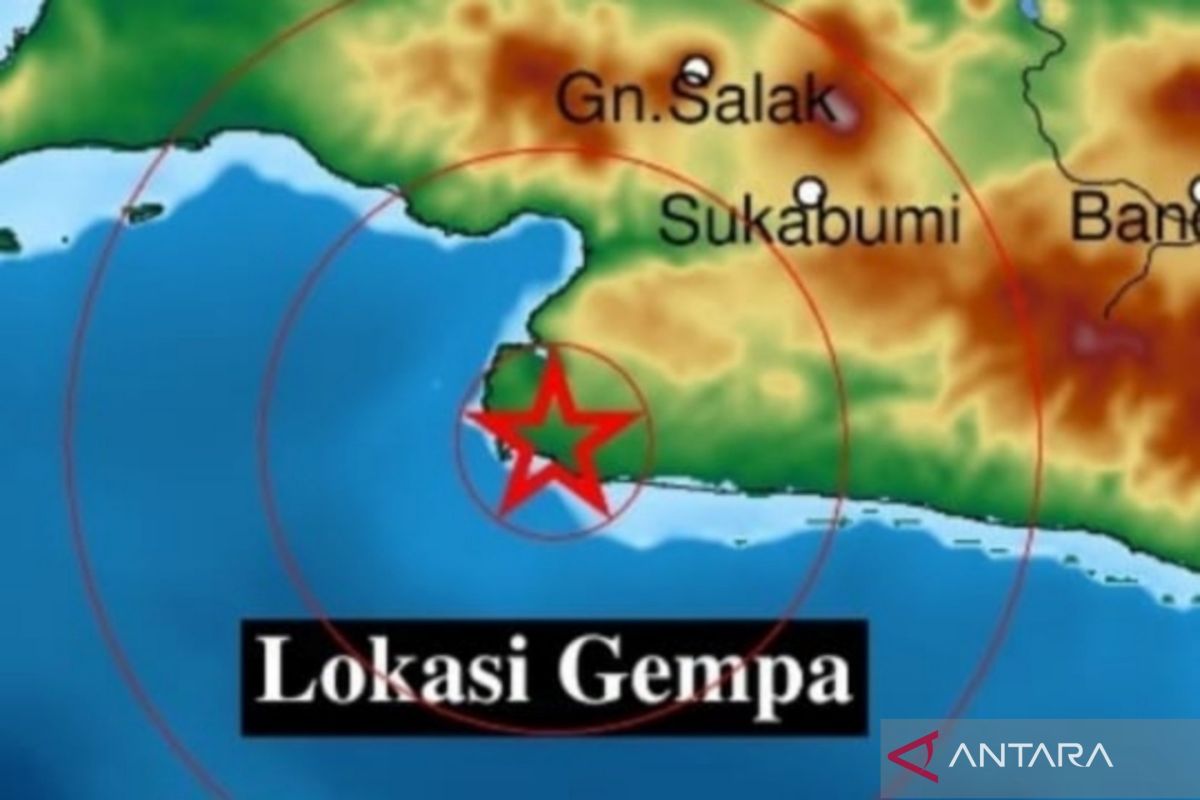 BMKG: Gempa dangkal terjadi di Sukabumi Rabu pagi