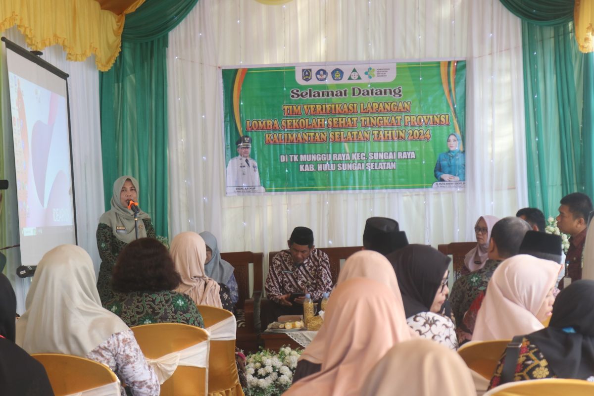 Tim lomba sekolah sehat provinsi verifikasi lapangan di HSS