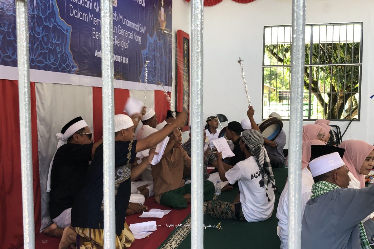 Lapas Ambon gelar peringatan Maulid Nabi agar WBP meneladani Rosulullah SAW