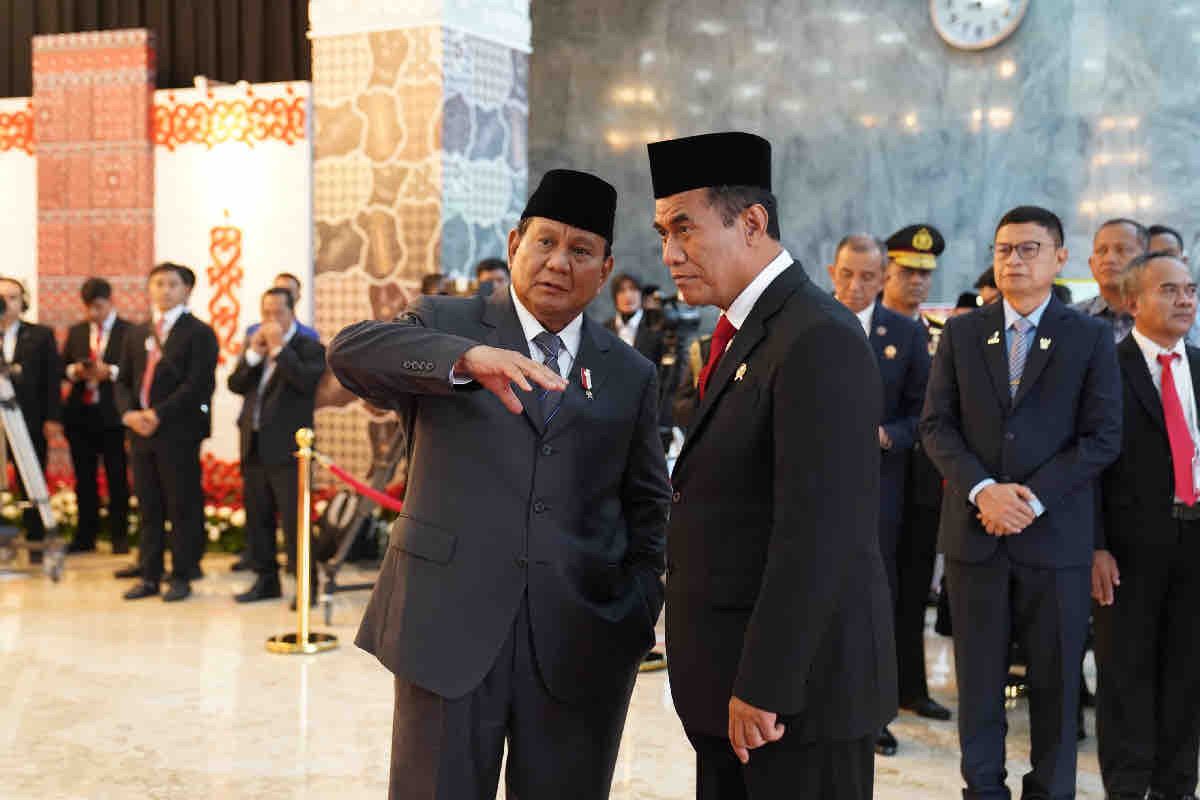 Presiden terpilih Probowo 