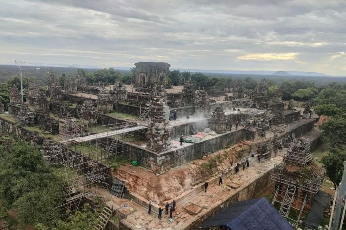 Taman Arkeologi Angkor Kamboja dikunjungi hampir 700.000 wisman