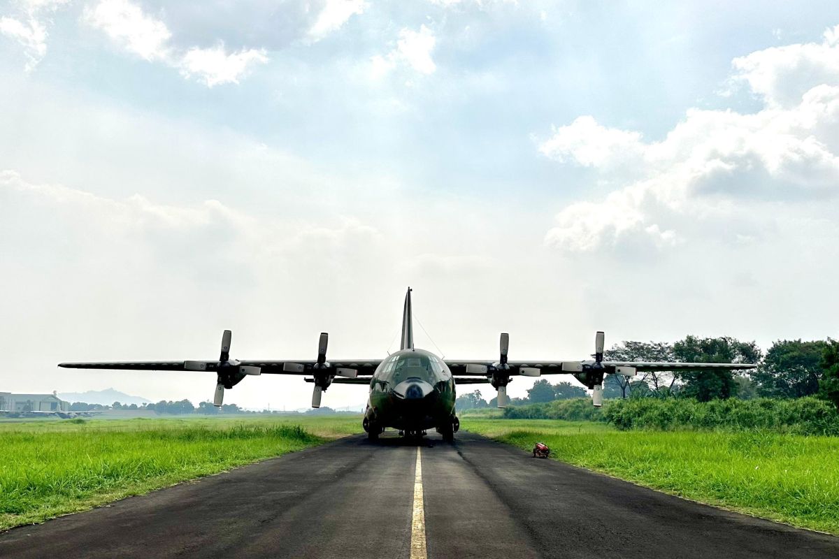 TNI AU lakukan pemeliharaan Hercules untuk tingkatkan performa pesawat